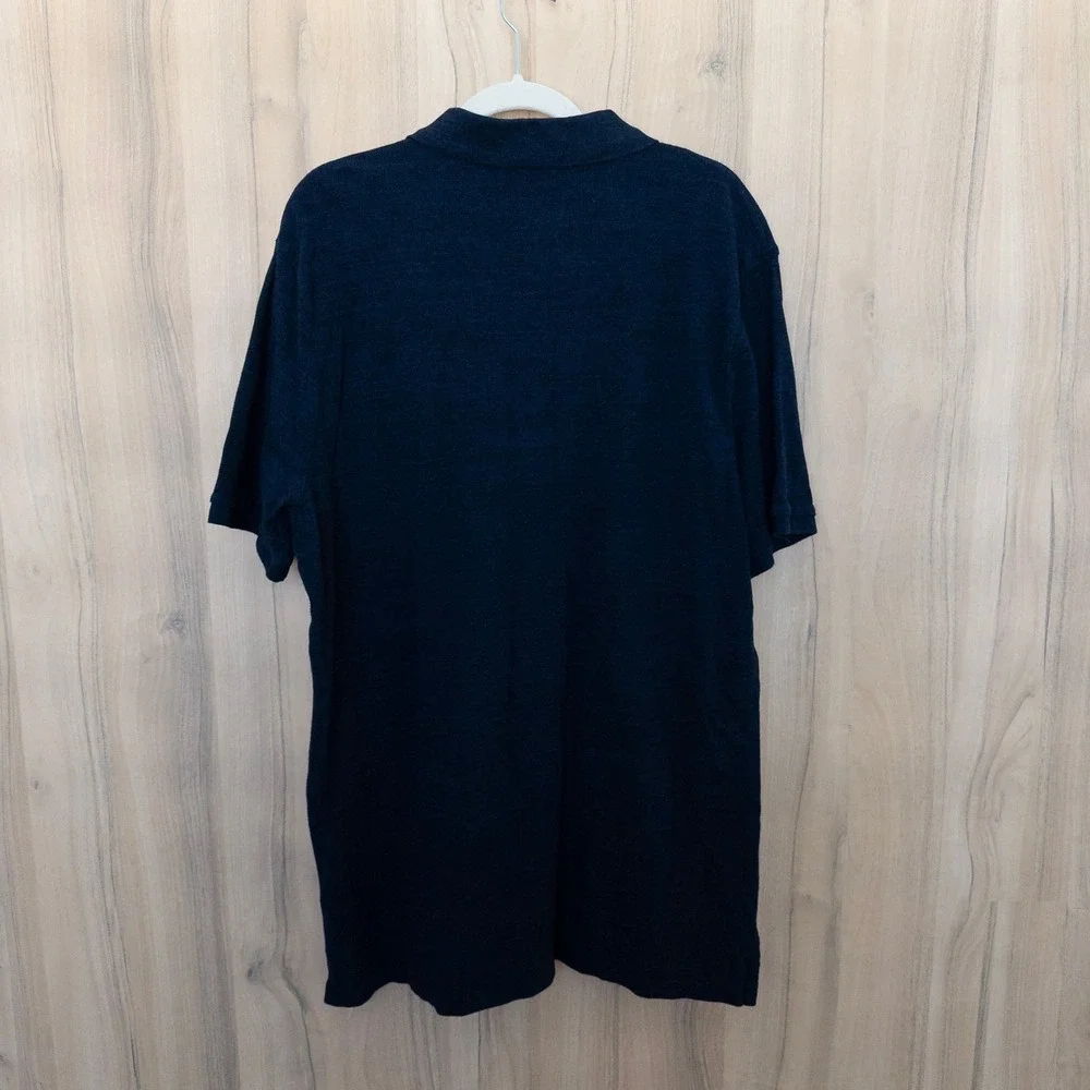 Polo Ralph Lauren Mens Polo Shirt XL Navy Classic Fit Short Sleeve Preppy Golf